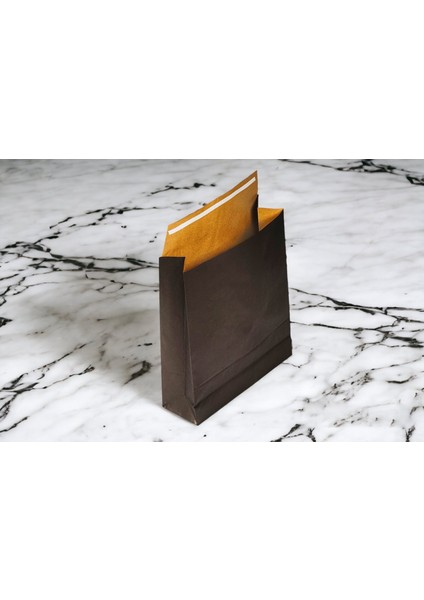 Roco Paper Hediye Paketi 35*8*54 cm Kese Kağıdı Yapışkanlı Ağız Siyah 25'li Paket modelleri