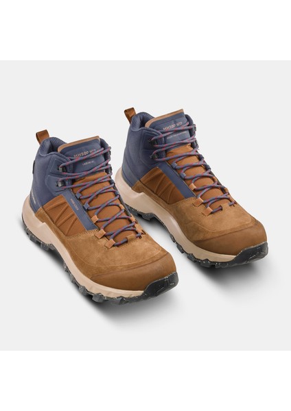 Quechua Erkek Outdoor Su Geçirmez Bot - Orta Boy Gövdeli - Kahverengi - MH500 indirimleri