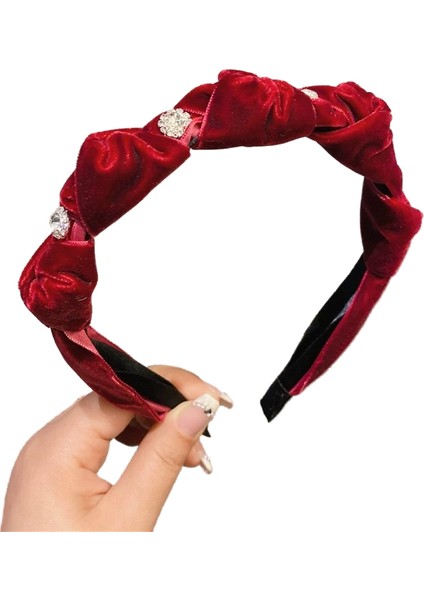 Kadınlar Için Rhinestone Kadife Saç Bantları (Yurt Dışından)