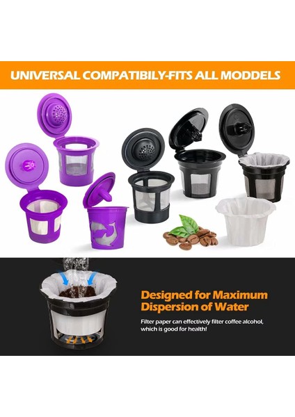 Tek Kullanımlık Kağıt Filtre, 400 Sayım K Bardak Kağıt Kahve Filtreleri (Yurt Dışından) indirimleri