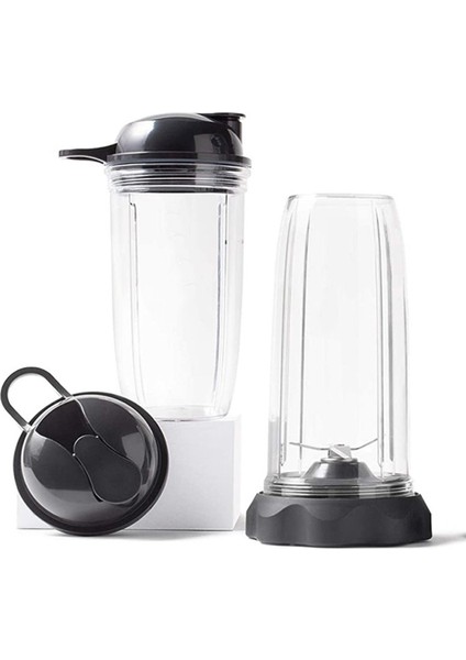 NB1000W 1200W Blender Bardakları Için 2pcs Yedek Parça Kapakları, Siyah (Yurt Dışından)