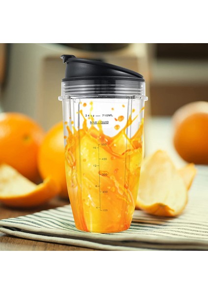 Nutri Ninja Iq 24OZ Bardaklar Için 7 Kanatlı Çıkarma Bıçağı, Hareketli Kapaklı (Yurt Dışından)