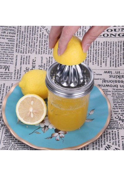2pcs Kavanoz Paslanmaz Çelik Sıkacağı Kapaklı Narenciye Raybası (Yurt Dışından)