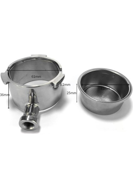 51MM Filtre Sepeti Kahve Aksesuarları Için Kahve Portafiltre Seti (Yurt Dışından) fiyatları