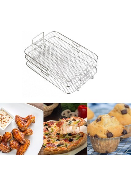 Foodi Grill Xl FG551 IG651 Çok Katmanlı Kurutucu Için Hava Fritöz Rafı (Yurt Dışından)