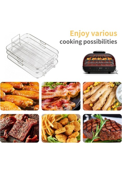Foodi Grill Xl FG551 IG651 Çok Katmanlı Kurutucu Için Hava Fritöz Rafı (Yurt Dışından)