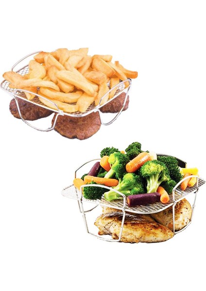 Adet Hava Fritöz Izgara Meyve Raf Filtresi Su Paslanmaz Çelik Izgara (Yurt Dışından)