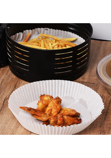 150 Adet Hava Fritöz Tek Kullanımlık Kağıt Astar Mutfak Fırın Pişirme Kağıdı, B (Yurt Dışından)