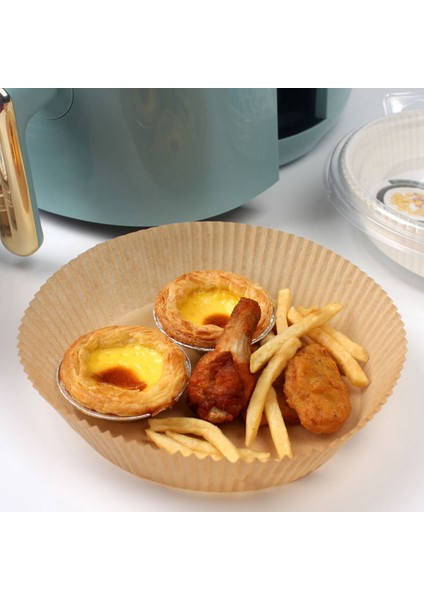 150 Adet Hava Fritöz Tek Kullanımlık Kağıt Astar Mutfak Fırın Pişirme Kağıdı, B (Yurt Dışından)
