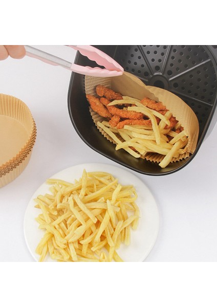 30 Adet Hava Fritöz Parşömen Kağıt Gömlekleri Yapışmaz Kağıt (7,87 Inç) (Yurt Dışından)