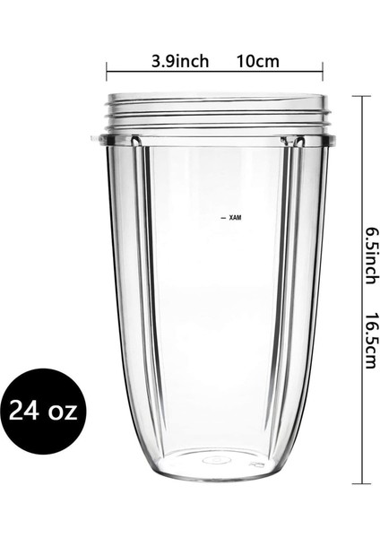 Nutribullet, Kapaklar ve Bıçak ve 24OZ Kaplar Için Uyumlu Aksesuar Kiti (Yurt Dışından) fiyatları