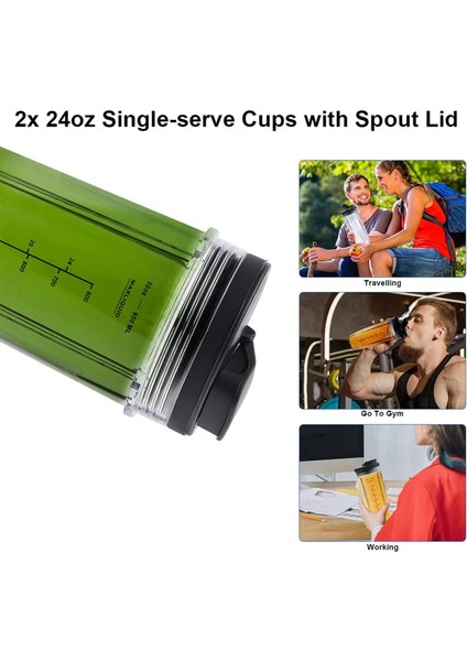 Ninja, Çıkarıcı Blender ve 2 Paket 32OZ Bardaklar Için 7 Kanatlı Bıçak Parçaları (Yurt Dışından) indirimleri