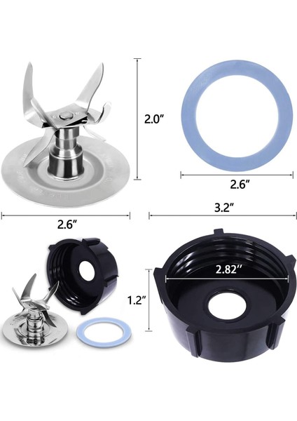 Oster Osterizer Için Kauçuk Contalı ve Blenderli Blender Bıçağı (Yurt Dışından) modelleri