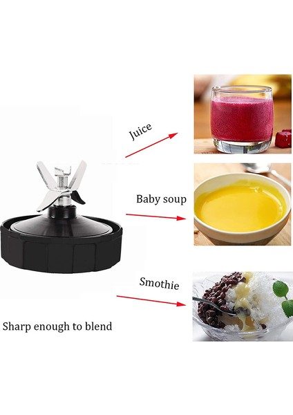 Nutri Ninja Blender Için 7 Kanatlı Çıkarıcı Bıçakları Yedek Parça (Yurt Dışından) modelleri