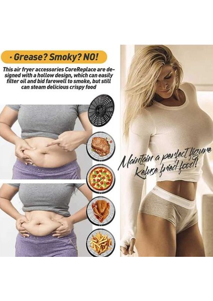 Takım Hava Fritöz Izgara Tavası, Power Gowise 5qt Hava Fritözleri, Yapışmaz (Yurt Dışından)