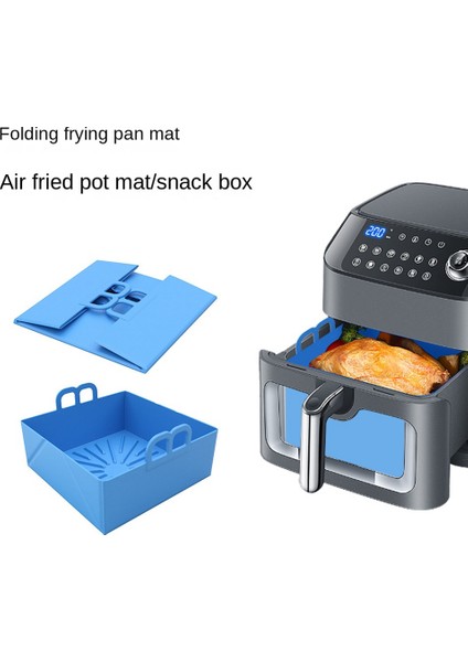 Silikon Fritöz Gömlekleri, Yeniden Kullanılabilir Airfryer Sepeti Isıya Dayanıklı (Yurt Dışından)
