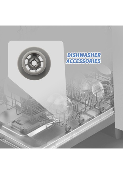 Bosch Kenmore Bulaşık Makinesi Için 8 Adet 420198 Makaralı Kasnak Aksesuarları (Yurt Dışından)