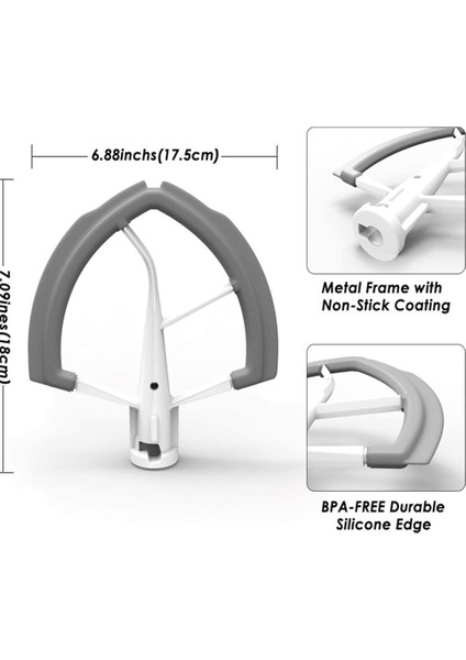 Flex Kenar Çırpıcı, Kitchenaid Mikser Için 6 Qt Kase Kaldırmalı Stand Mikser (Yurt Dışından) modelleri