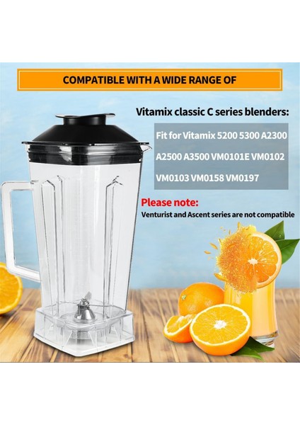 Vitamix Blender Sürahisi Için, 64 Oz Bıçaklı ve Kapaklı Kap (Yurt Dışından) fiyatları