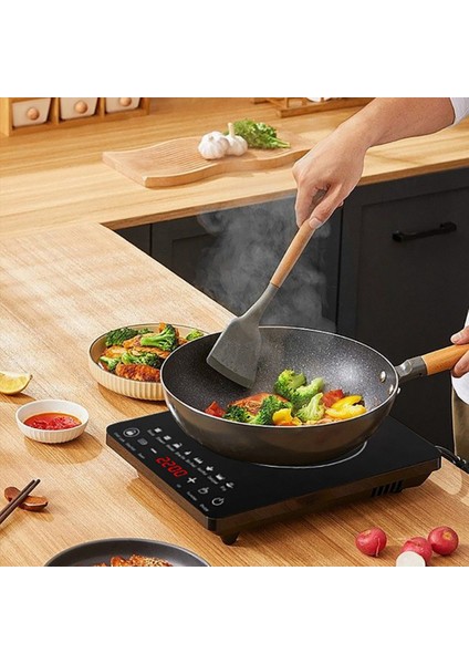Taşınabilir Indüksiyonlu Ocak 8temp Dokunmatik Brülör Ocak Hotplate Ab Tak (Yurt Dışından)