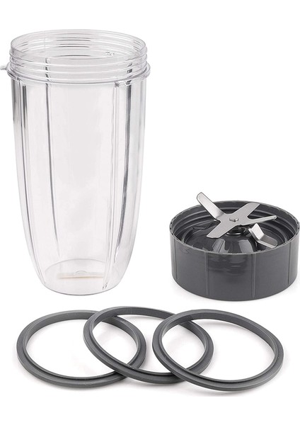 Nutribullet Için 32 Oz Bardak ve Bıçak ve Conta Halkası Kauçuk Contalar (Yurt Dışından)