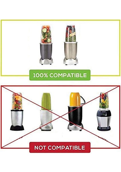 Nutribullet 600W - 900W Blender/mikser Sistemi Için 20 Tablet Conta (Yurt Dışından)