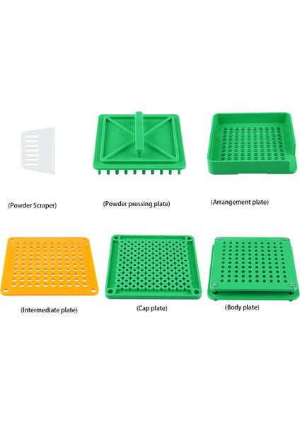 Kapsül Dolum Tepsisi 00 100 Delikli Kapsül Doldurucu (Yurt Dışından)