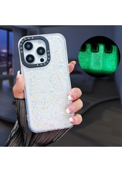 Karanlıkta Parlayan iPhone ile Uyumlu Eddyscale Ultra Ince Yumuşak Yastık Koruması Darbeye Dayanıklı Telefon Kılıfı (Yurt Dışından)