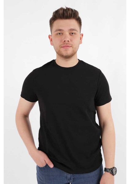 4140 Cazador Erkek T-Shirt Siyah