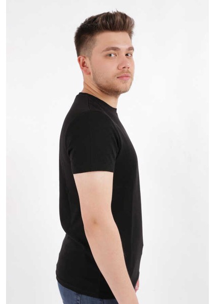 4140 Cazador Erkek T-Shirt Siyah modelleri