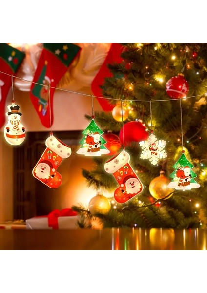 SD Works Dekoratif Ledli Yılbaşı Süsü Christmas Curtain Lights Yılbaşı Aydınlatma Kar Tanesi