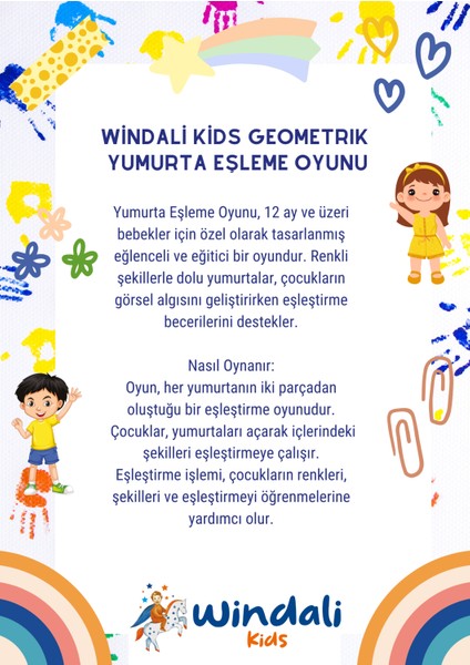 Geometrik Yumurta Eşleme Oyunu 6'lı Oyuncak Yumurta Şekil Renk Eşleştirme modelleri