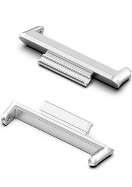 Huawei Watch Fit 2 Için 20 mm Kordon Dönüştürücü Çelik Aparat Gümüş