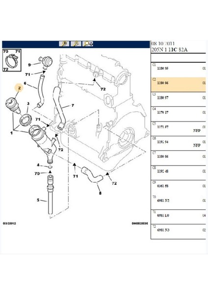 Yağ Dolum Kapağı 306 405 Expert Partner Jumpy (118096)