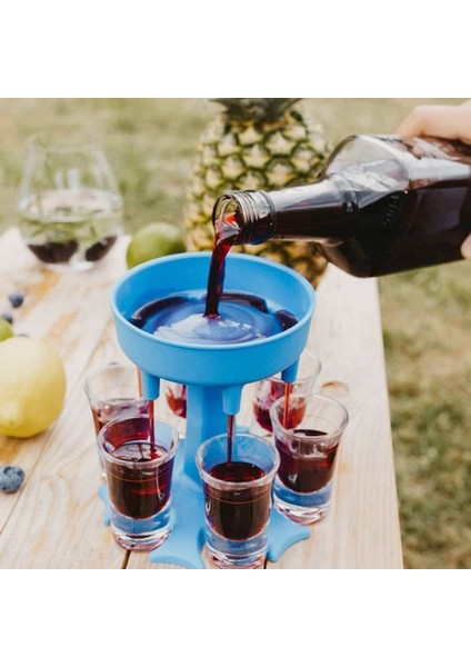 6 Adet Sarı Stil 6 Shot Cam Dispenseri ve Tutucu Şarap Viski Bira Dispenseri Raf Bar Aksesuarı Içme Partisi Oyunları Dispenser Içme Araçları (Yurt Dışından) fırsatları