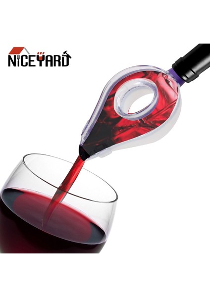 Nıceyard Barware Şarap Haznesi Filtre Kırmızı Şarap Havalandırıcı Dekantör Bar Araçları Likör Ruhu Dökücü (Yurt Dışından)