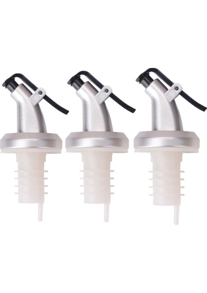 3 Adet Beyaz Stil Sıcak! Zeytinyağı Püskürtücü Sirke Şişeleri Olabilir Abs Kilit Fişi Contası Sızdırmaz Gıda Sınıfı Plastik Nozul Püskürtücü Likör Dispenseri (Yurt Dışından)