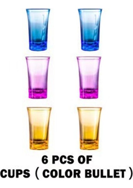 6 Adet Tarzı 6 Shot Cam Dispenser Tutacağı Içecek Partisi Için Viski Bira Sebili Içme Oyunları Bar Kokteyl Hızlı Dolum Aracı (Yurt Dışından)