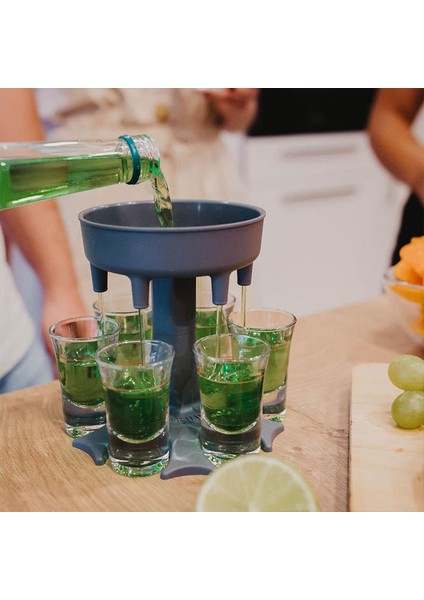 6 Adet Tarzı 6 Shot Cam Dispenser Tutacağı Içecek Partisi Için Viski Bira Sebili Içme Oyunları Bar Kokteyl Hızlı Dolum Aracı (Yurt Dışından) fiyatları