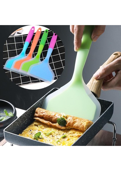 No.1 Tarzı Silikon Mutfak Gereçleri Pişirme Gereçleri Spatula Sığır Eti Yumurta Mutfak Kazıyıcı Geniş Pizza Pişirme Araçları Kürek Yapışmaz Spatula (Yurt Dışından) modelleri