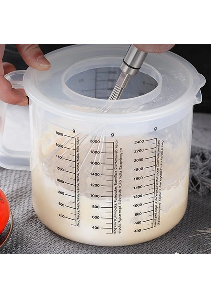Beyaz Stil Sıcak Plastik Ons Ölçme Kapları ve Kapaklı Pişirme Karıştırma Sürahi Sıvı Ölçme Sürahileri Sıçrama Korumalı ml Kavanoz (Yurt Dışından) indirimleri