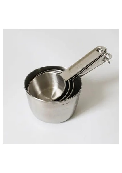 Gümüş Tarzı Paslanmaz Çelik Ölçme Fincan Ölçme Kaşığı Pişirme Pasta Araçları Kek Araçları (Yurt Dışından)