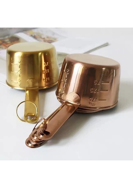 Gümüş Tarzı Paslanmaz Çelik Ölçme Fincan Ölçme Kaşığı Pişirme Pasta Araçları Kek Araçları (Yurt Dışından) modelleri