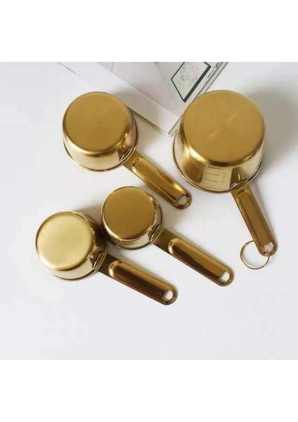 Gümüş Tarzı Paslanmaz Çelik Ölçme Fincan Ölçme Kaşığı Pişirme Pasta Araçları Kek Araçları (Yurt Dışından) fırsatları