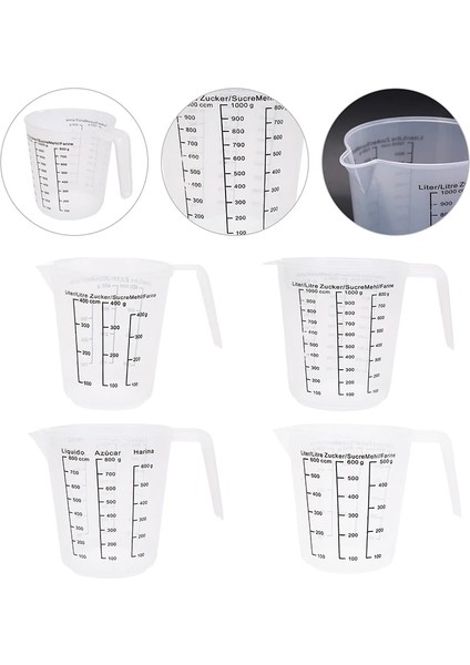 400ML Stili ml Plastik Ölçme Dereceli Sürahi Fincan Mutfak Pişirme Pişirme Aleti Ölçekli Ölçme Sürahileri (Yurt Dışından) modelleri