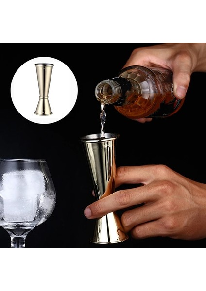 No.4 Tarzı Bar Araçları Paslanmaz Çelik Kokteyl Tartı Bardak Bar Aksesuarları Mutfak Çift Kafa Ölçme Fincan Bartending Bar Için Ölçme Fincan (Yurt Dışından)