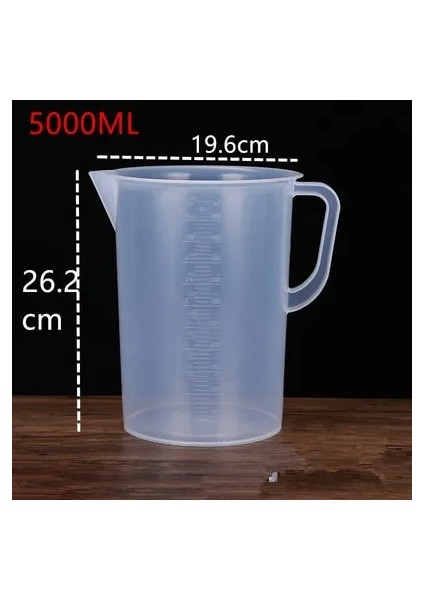 Lacivert Tarzı Akrilik Plastik Dereceli Ölçme Kabı Sıvı Konteyner Epoksi Relicone Yapma Aracı Şeffaf Karıştırma Kabı Ölçüm Kaşığı (Yurt Dışından)