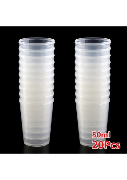50ML Tarzı ml Plastik Dereceli Tıp Için Ölçme Ölçme Ölçme Pişirme Beher Laboratuvarı Ölçme Bardakları (Yurt Dışından)