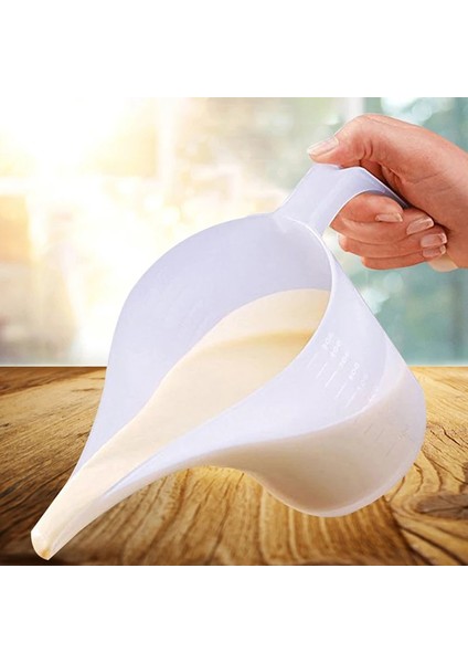 L Ucu Ağız Plastik Ölçme Sürahi Bardak Mezun Pişirme Mutfak Fırın Aracı Su Isıtıcısı Huni Fincan (Yurt Dışından) fiyatları