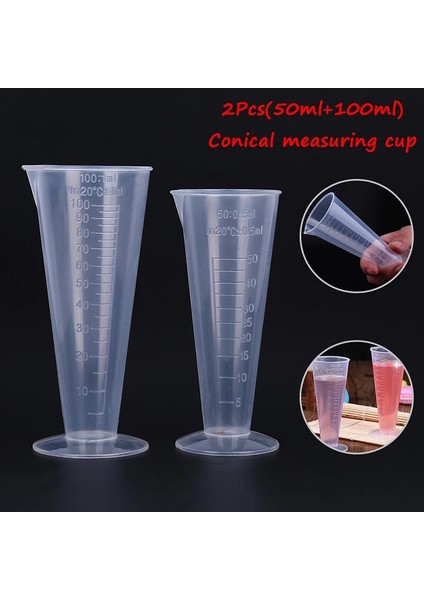 1 Adet 500ML Tarzı Adet ml Şeffaf Plastik Dereceli Ölçme Fincan Şeffaf Karıştırma Kapları Sıvı Saplı Konteyner Yapımı Mutfak Aletleri (Yurt Dışından)